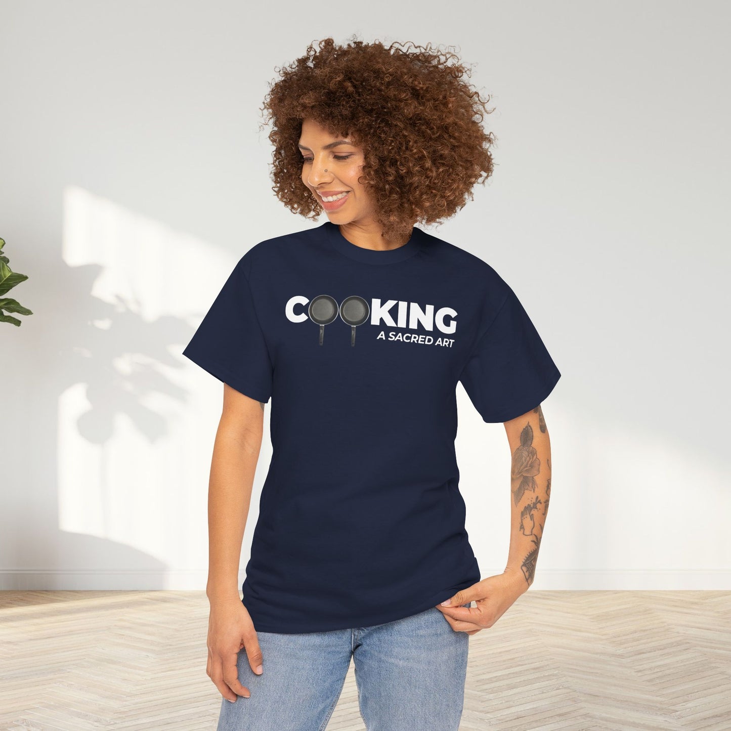 Cooking Unisex Oversized Graphic Tee