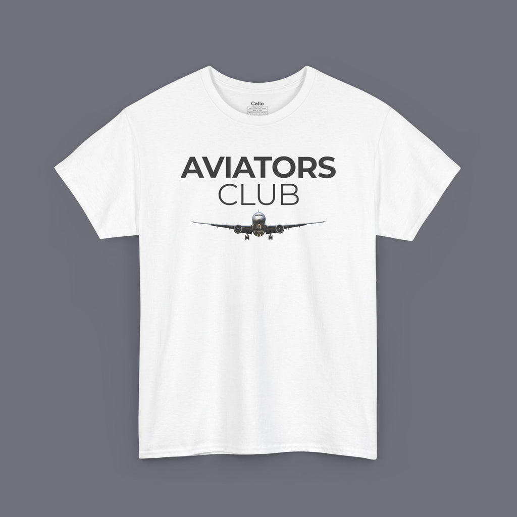 Aviators Club Unisex Oversized Graphic Tee