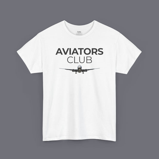 Aviators Club Unisex Oversized Graphic Tee