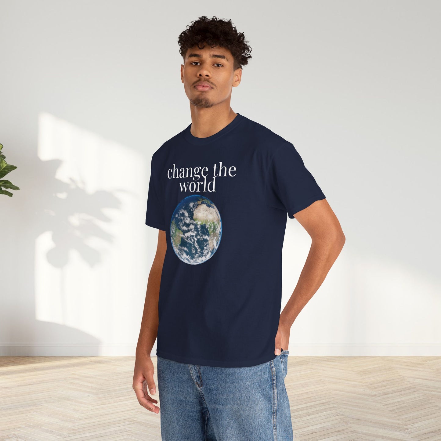 Change the World Unisex Oversized Graphic Tee