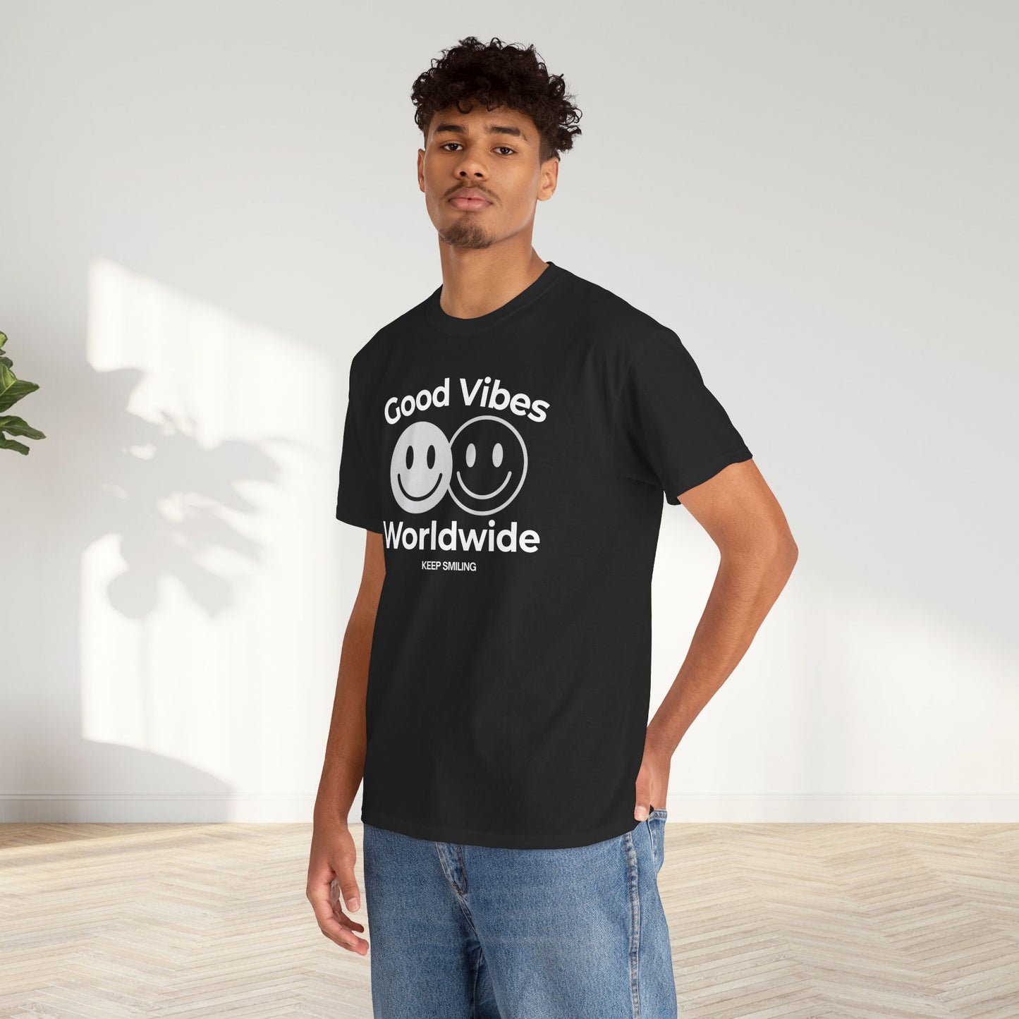 Good Vibes Worldwide Unisex Oversized Graphic Tee