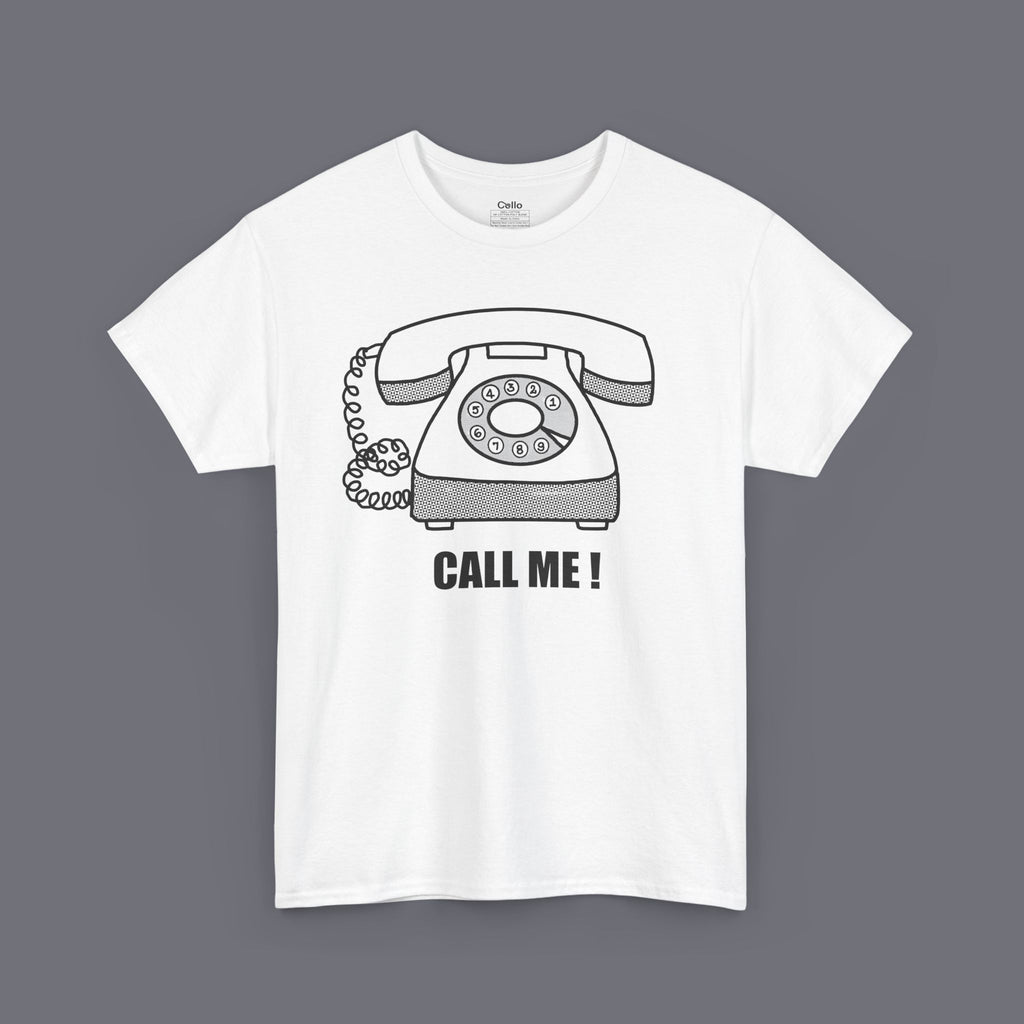 Call Me Unisex Oversized Graphic Tee
