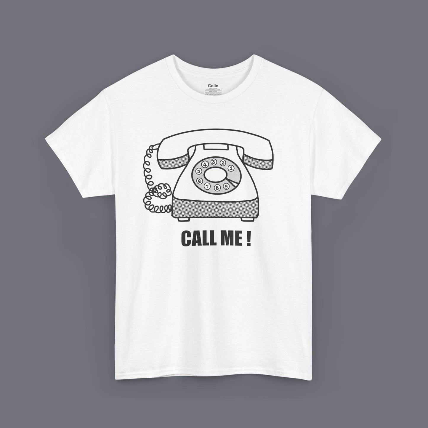 Call Me Unisex Oversized Graphic Tee