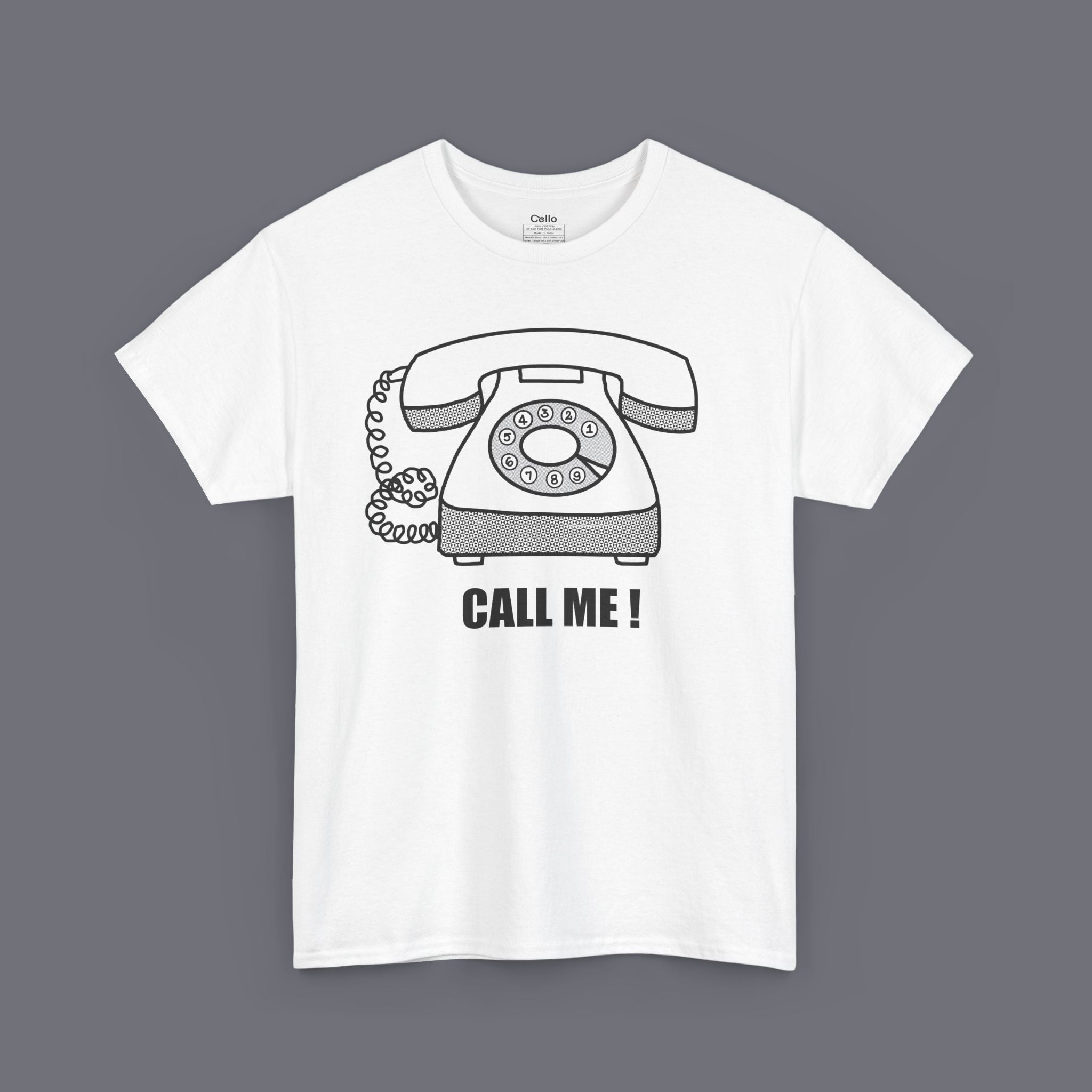 Call Me Unisex Oversized Graphic Tee