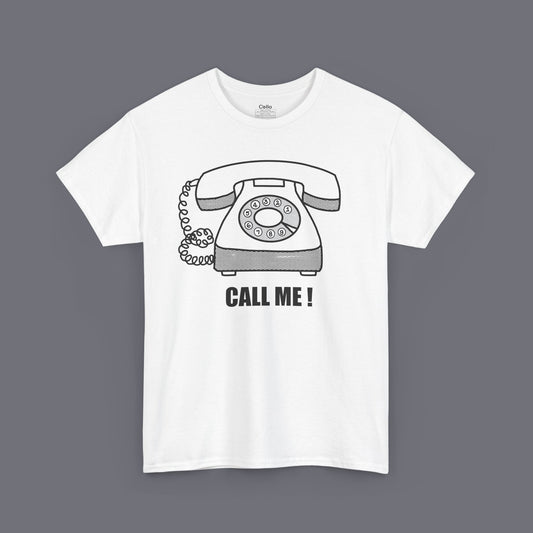 Call Me Unisex Oversized Graphic Tee