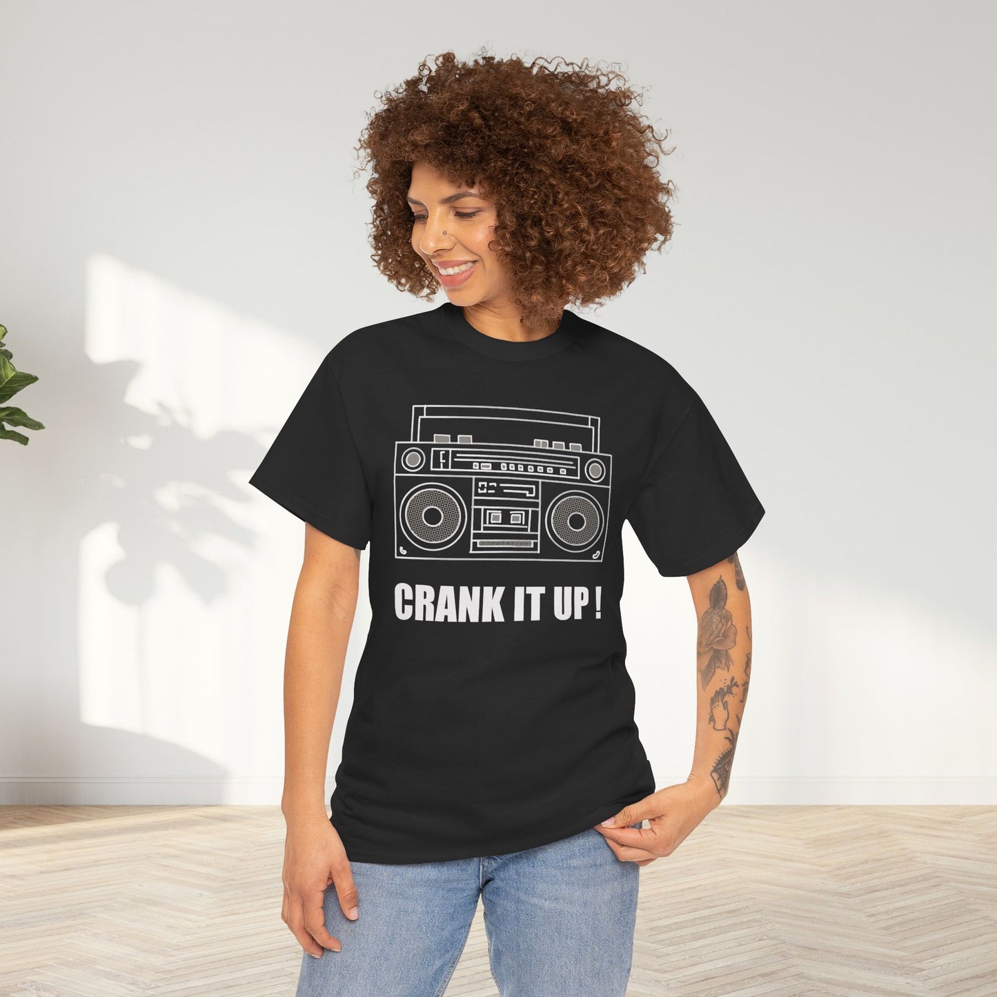 Crank It Up Unisex Oversized Graphic Tee