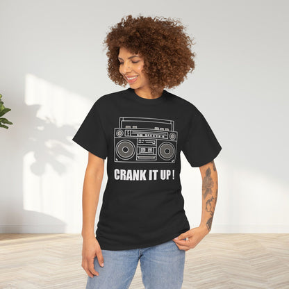 Crank It Up Unisex Oversized Graphic Tee