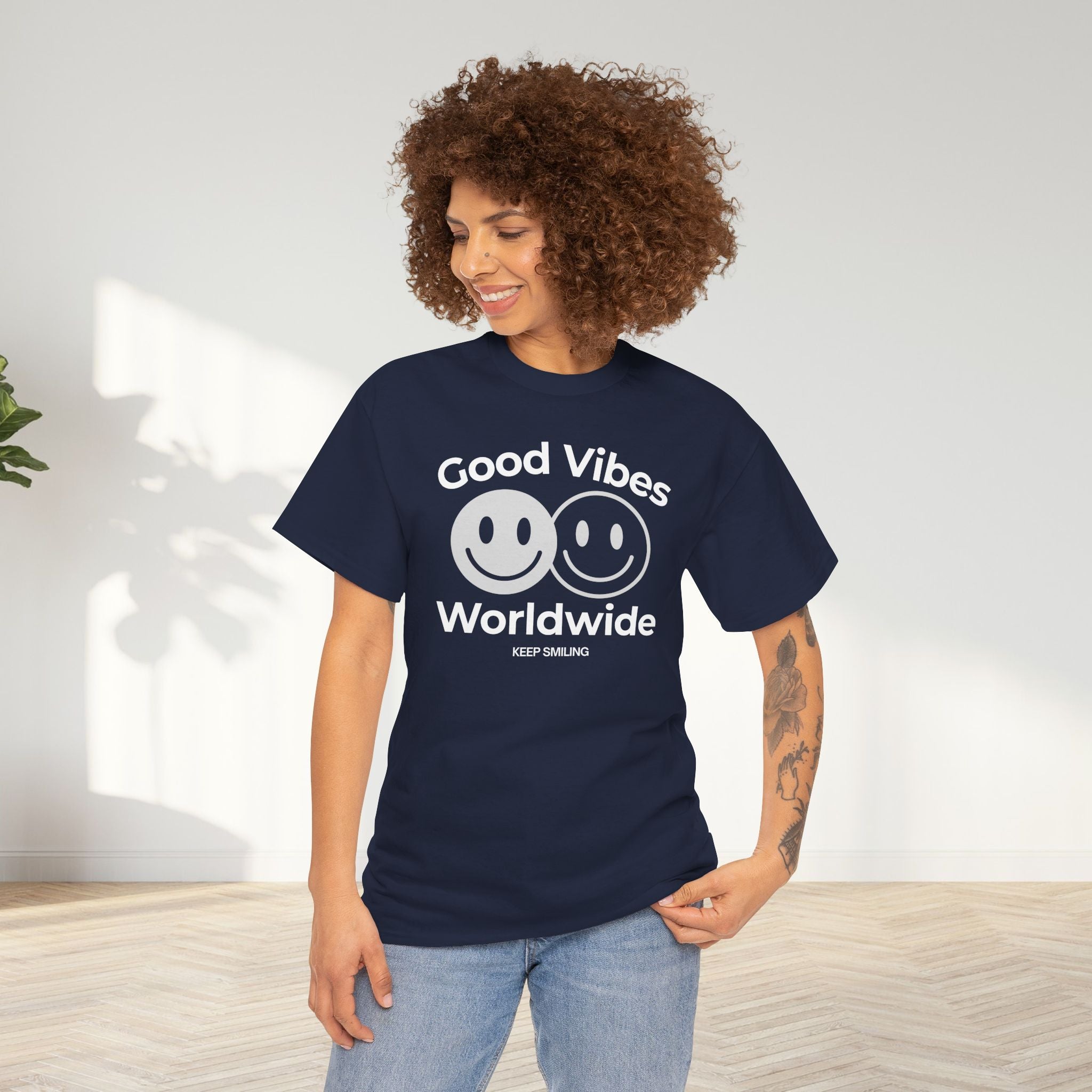 Good Vibes Worldwide Unisex Oversized Graphic Tee