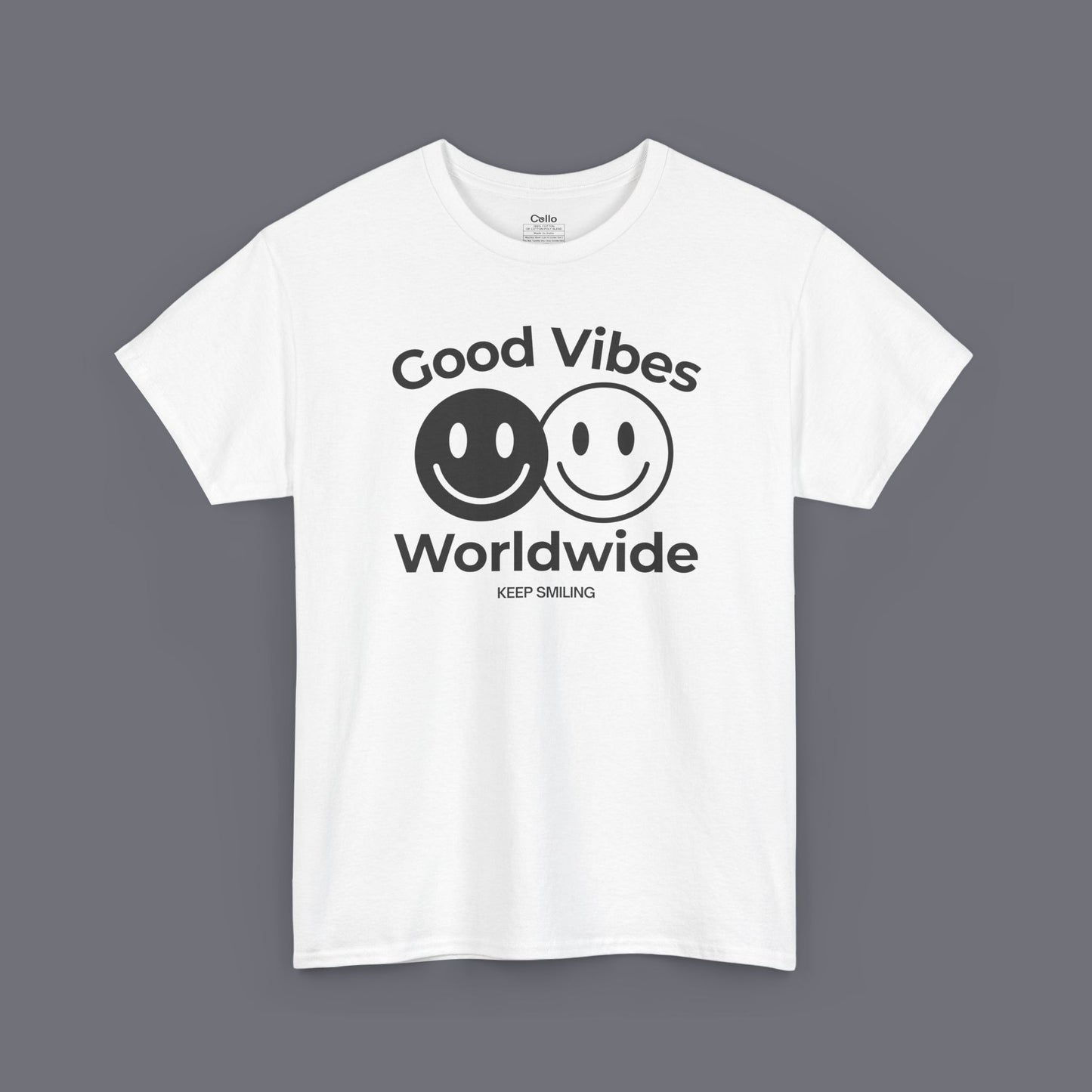 Good Vibes Worldwide Unisex Oversized Graphic Tee