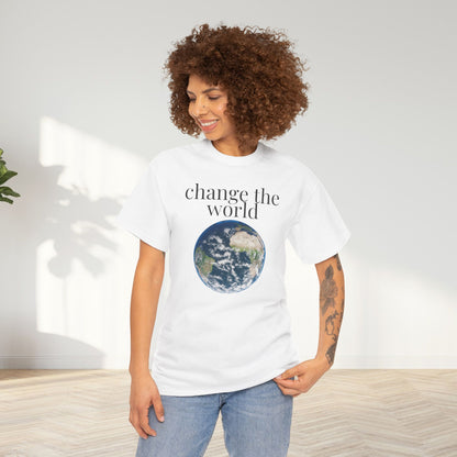 Change the World Unisex Oversized Graphic Tee