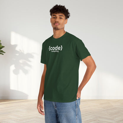 Compiling Code Unisex Oversized Graphic Tee