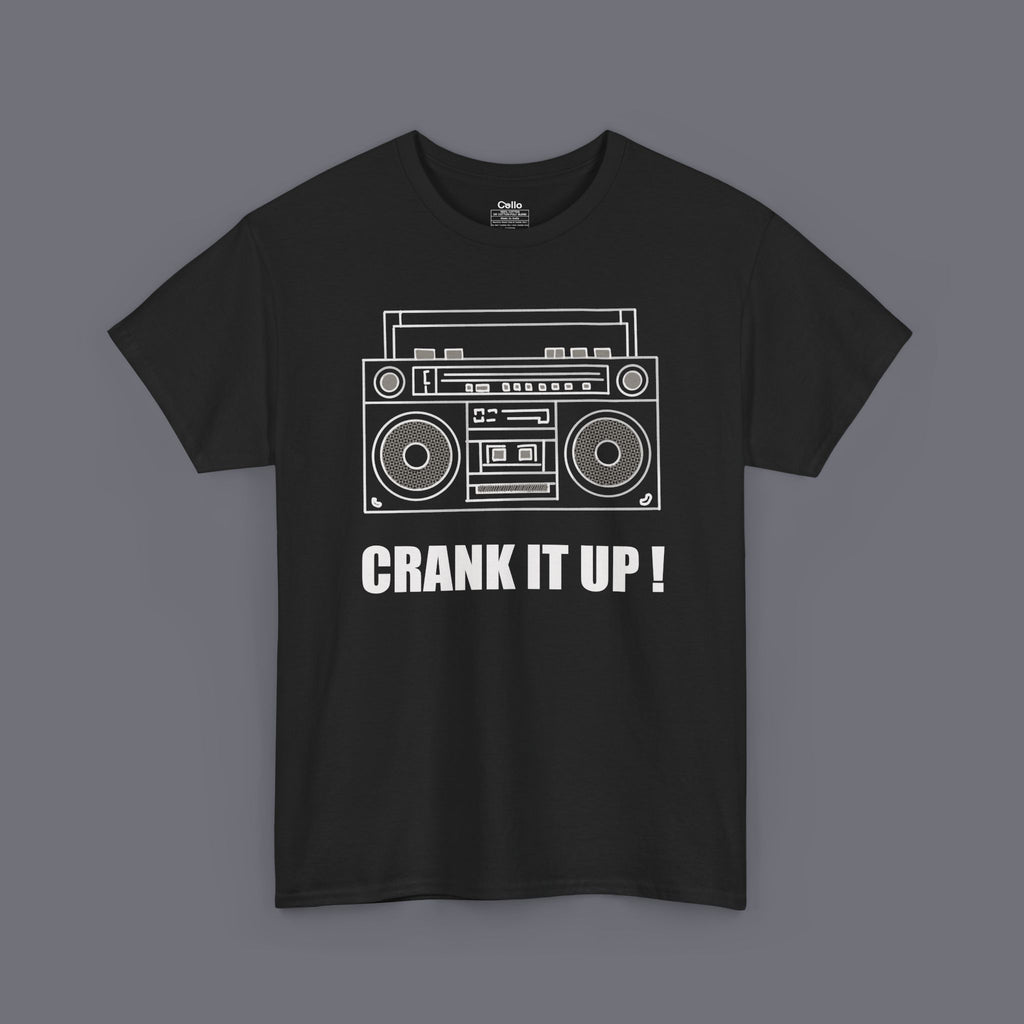 Crank It Up Unisex Oversized Graphic Tee