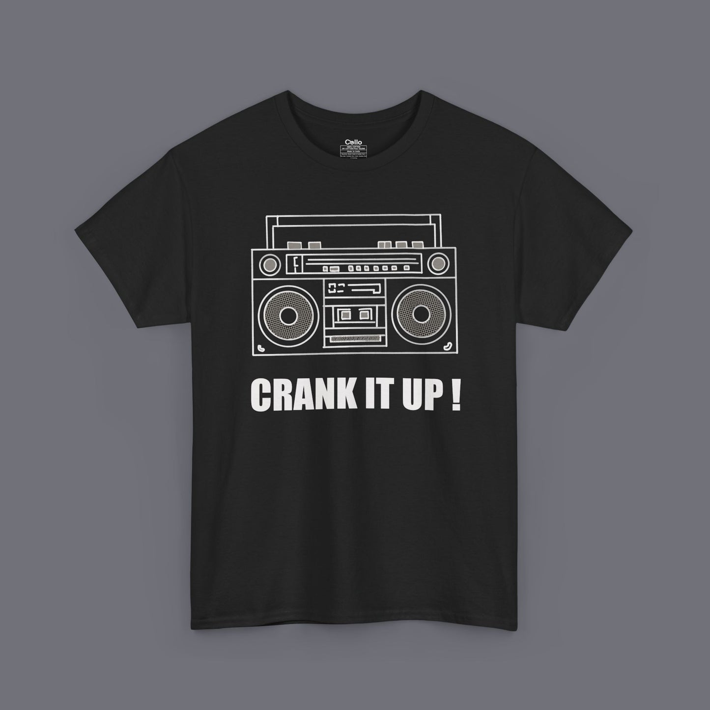 Crank It Up Unisex Oversized Graphic Tee