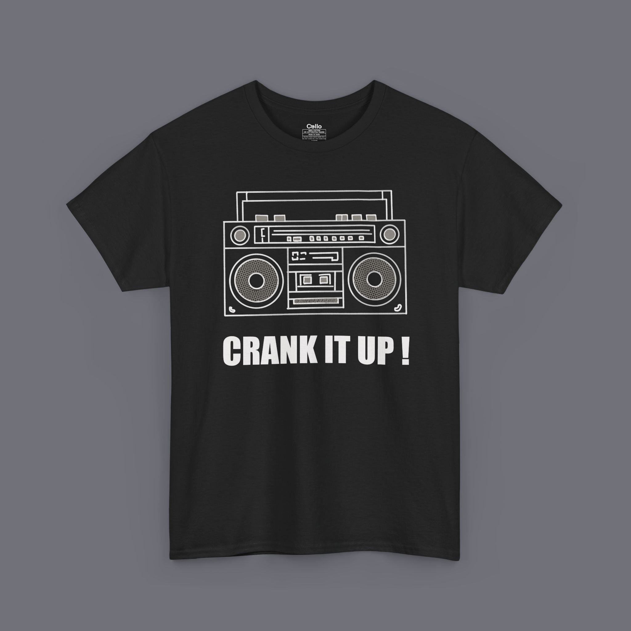 Crank It Up Unisex Oversized Graphic Tee