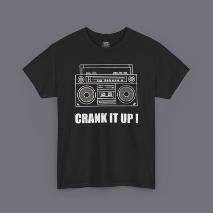 Crank It Up Unisex Oversized Graphic Tee