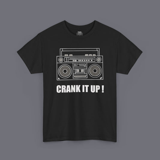 Crank It Up Unisex Oversized Graphic Tee
