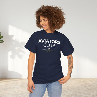Aviators Club Unisex Oversized Graphic Tee