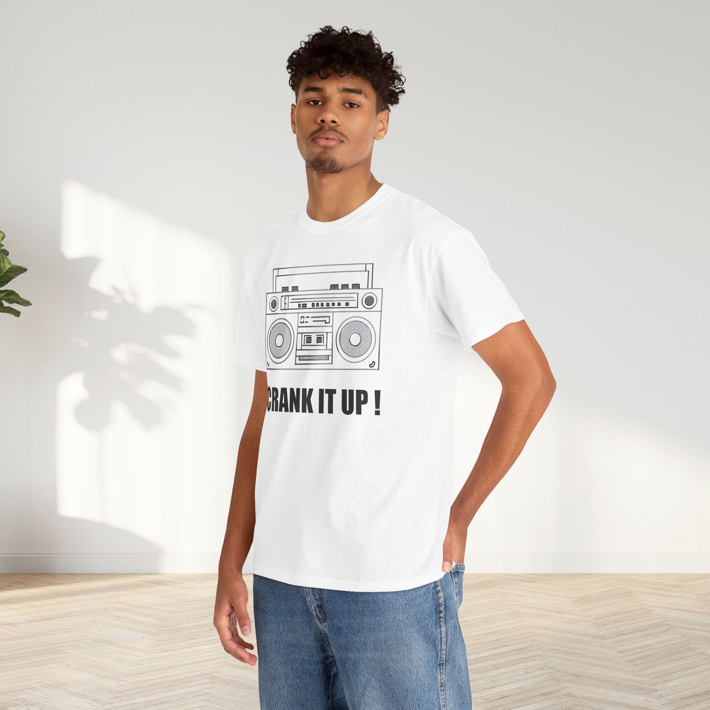 Crank It Up Unisex Oversized Graphic Tee