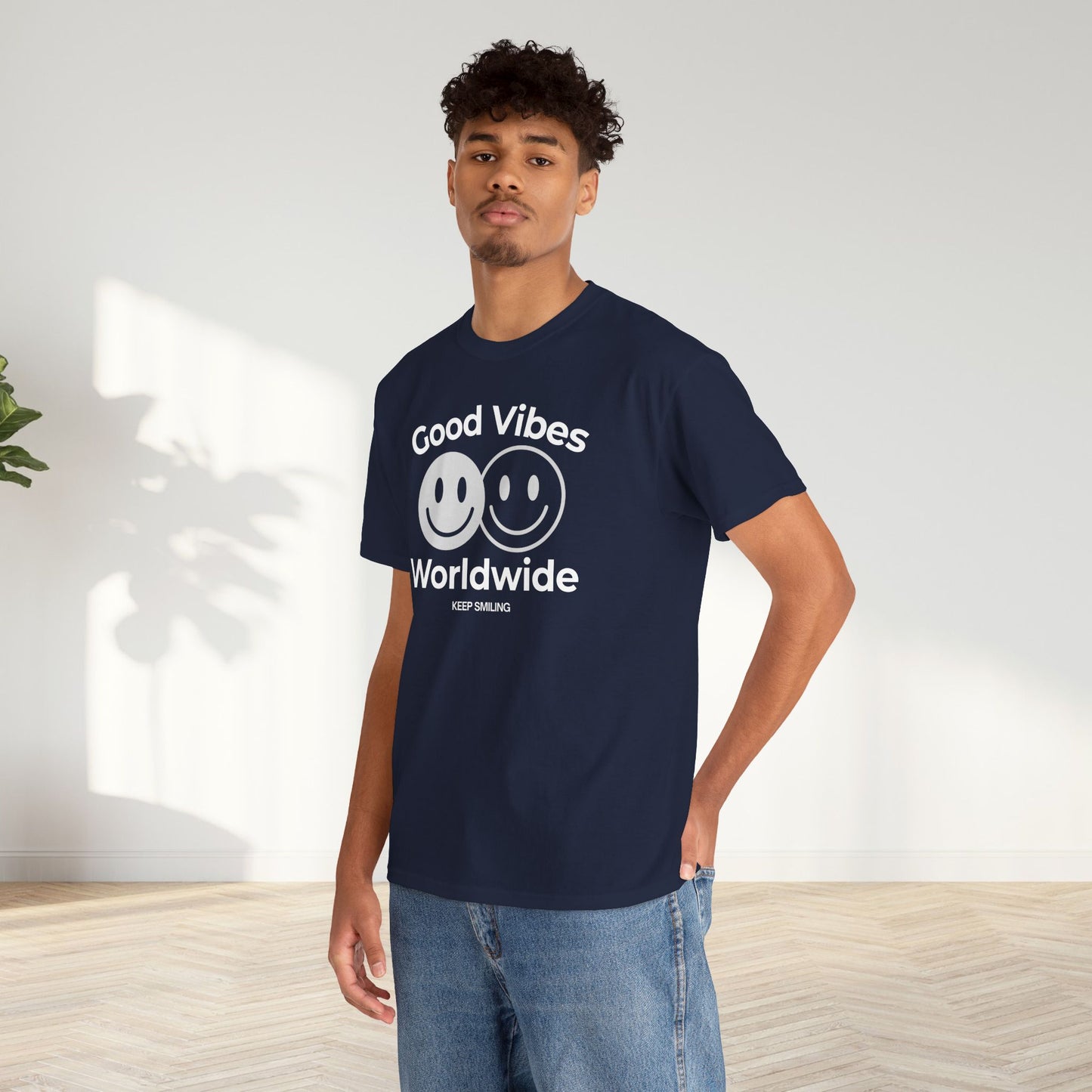 Good Vibes Worldwide Unisex Oversized Graphic Tee