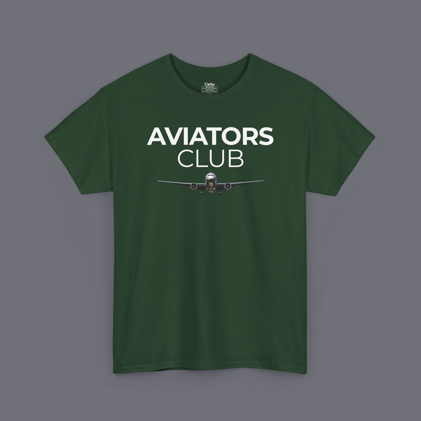 Aviators Club Unisex Oversized Graphic Tee