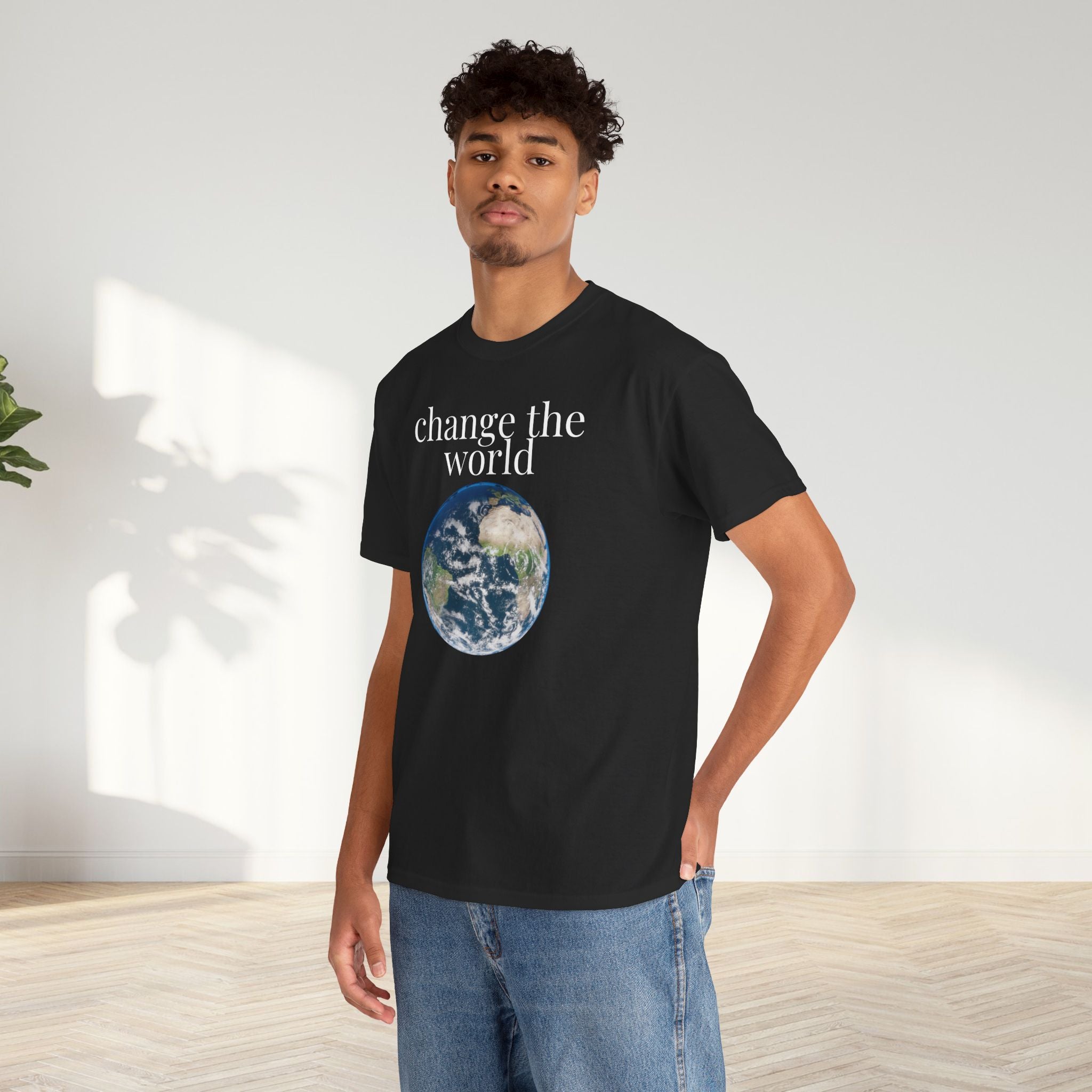 Change the World Unisex Oversized Graphic Tee