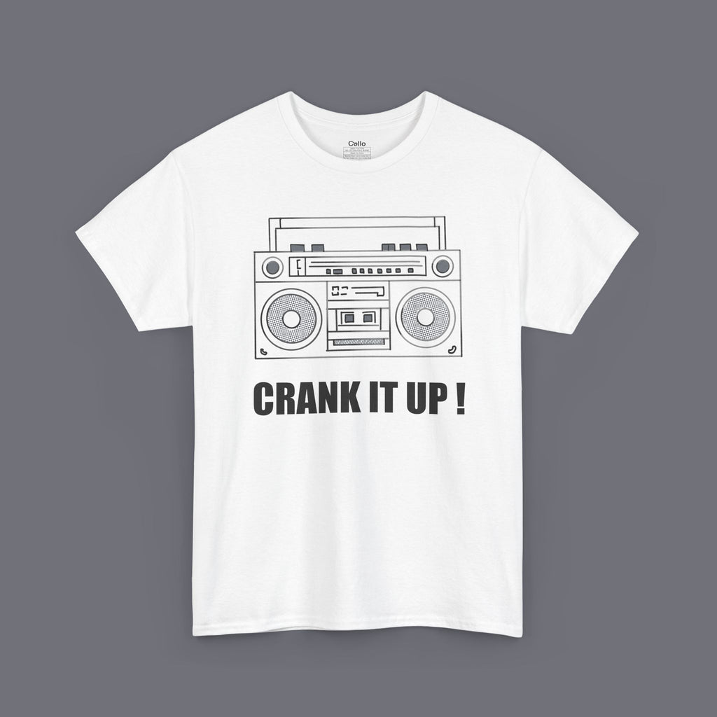 Crank It Up Unisex Oversized Graphic Tee