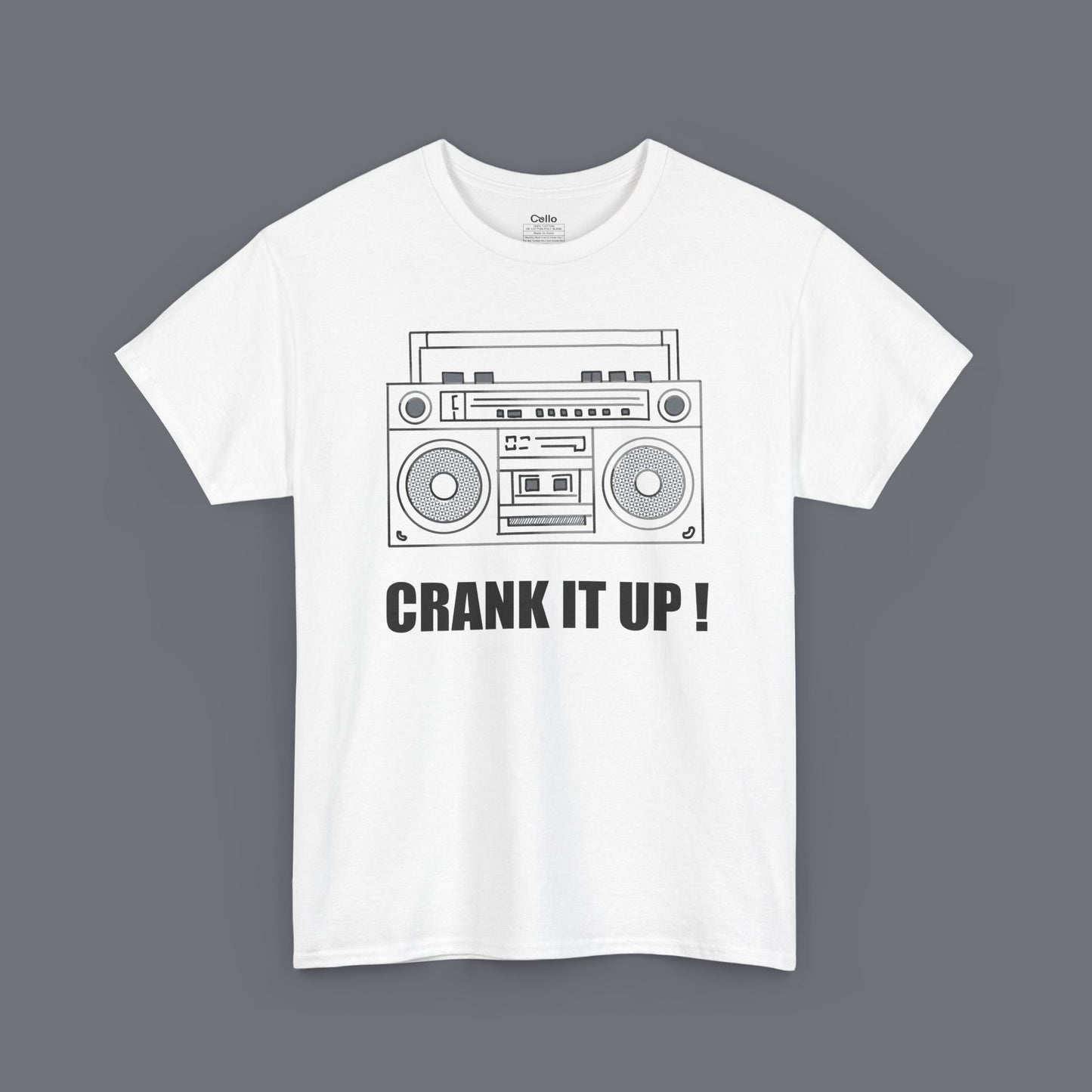 Crank It Up Unisex Oversized Graphic Tee