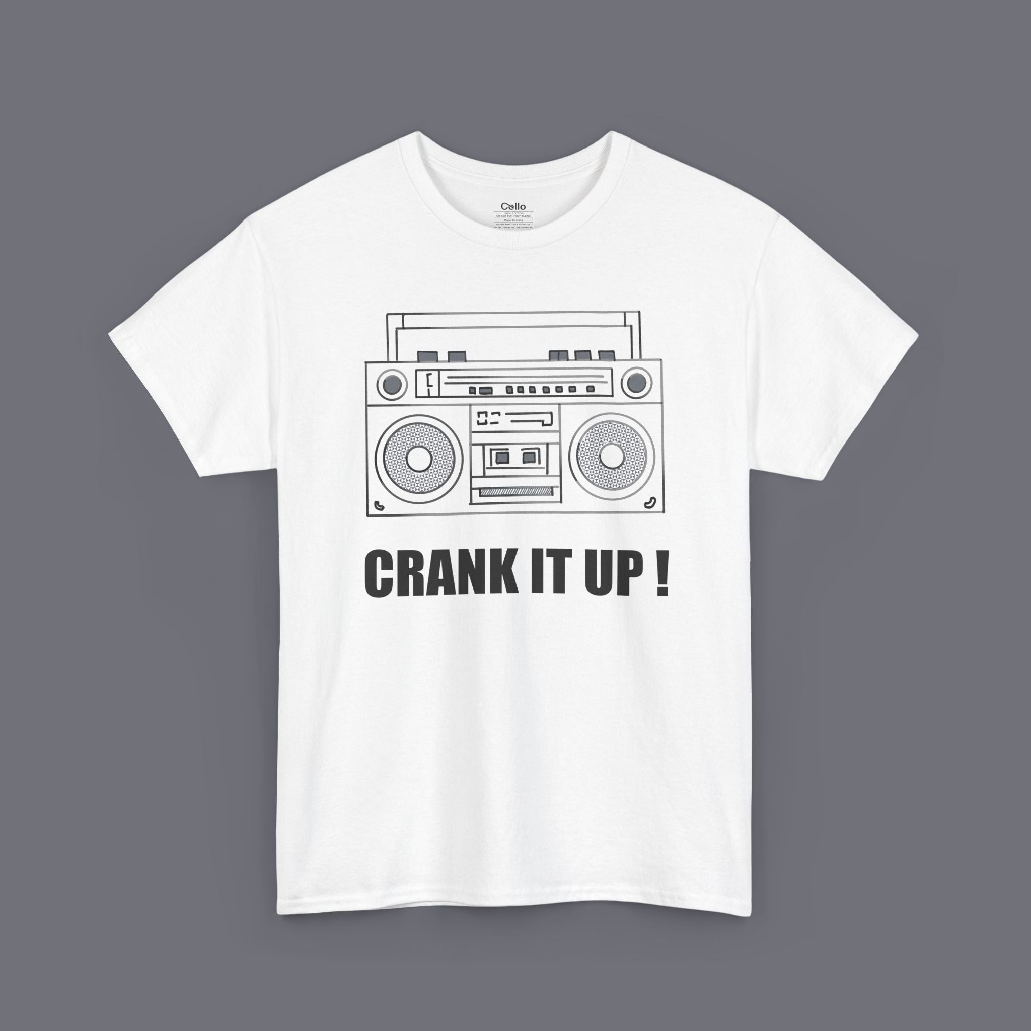 Crank It Up Unisex Oversized Graphic Tee