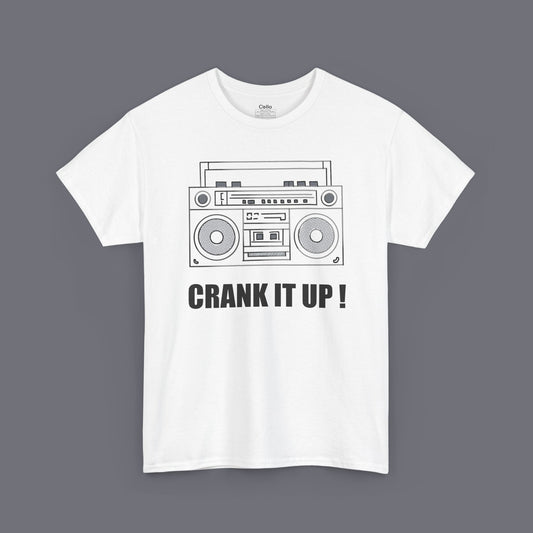 Crank It Up Unisex Oversized Graphic Tee