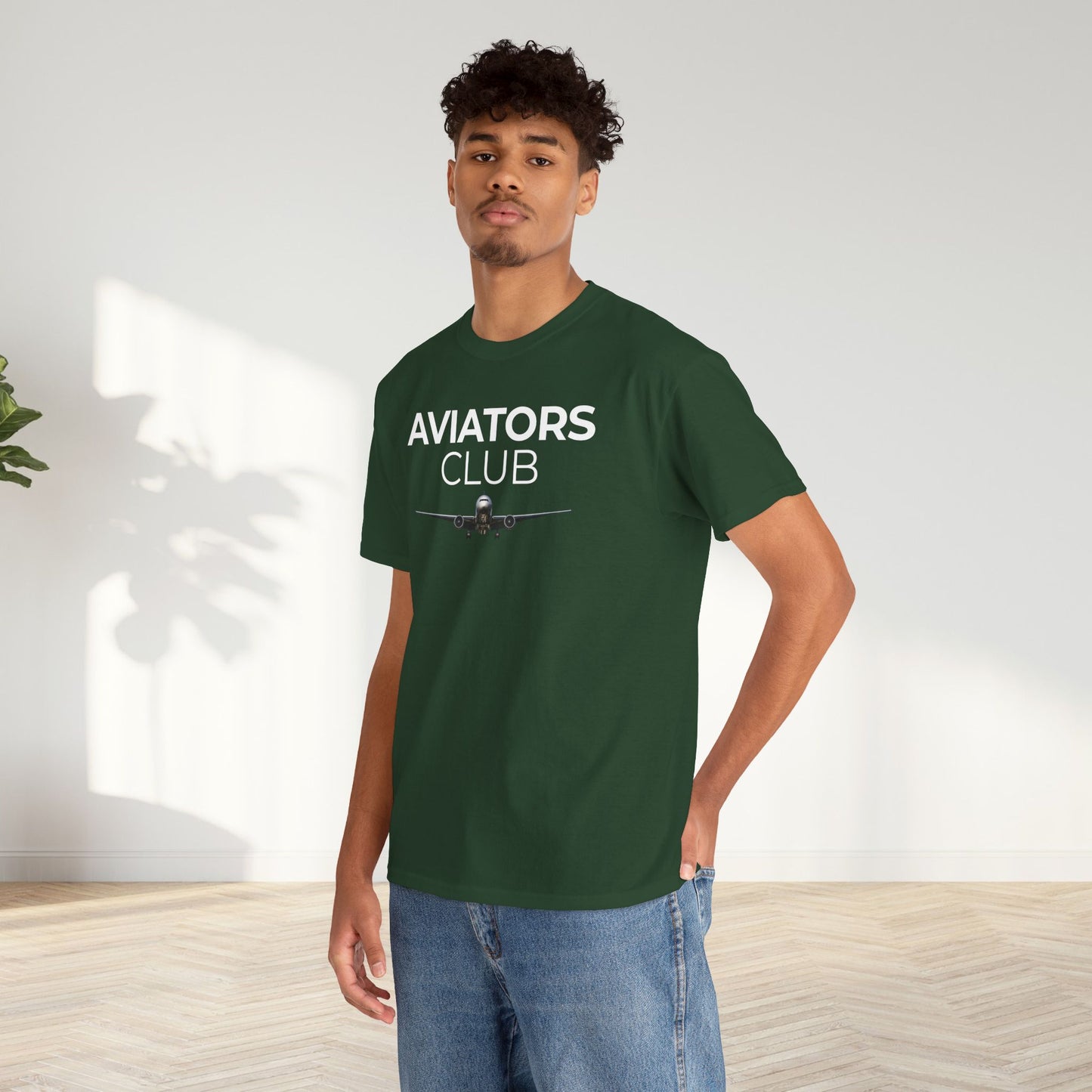 Aviators Club Unisex Oversized Graphic Tee
